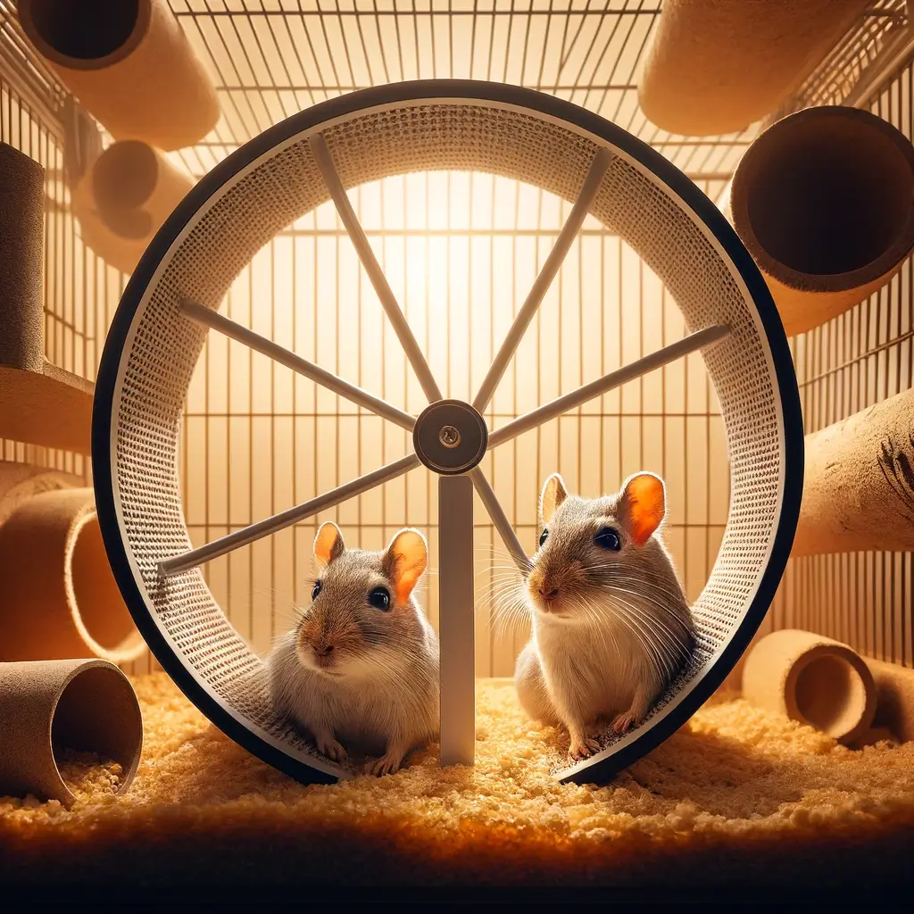 Gerbils_in their cage