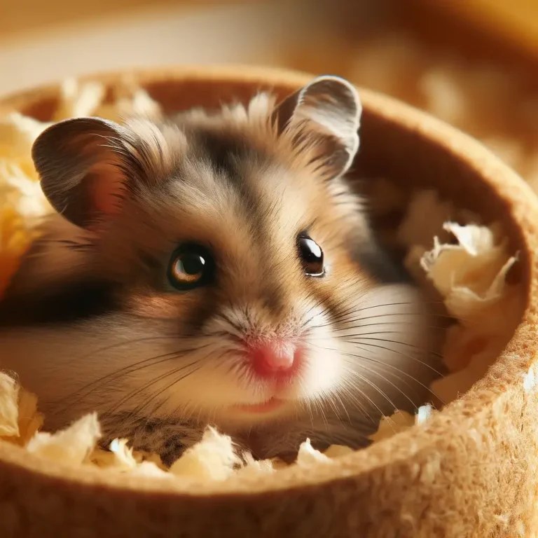 campbell's hamster in nest